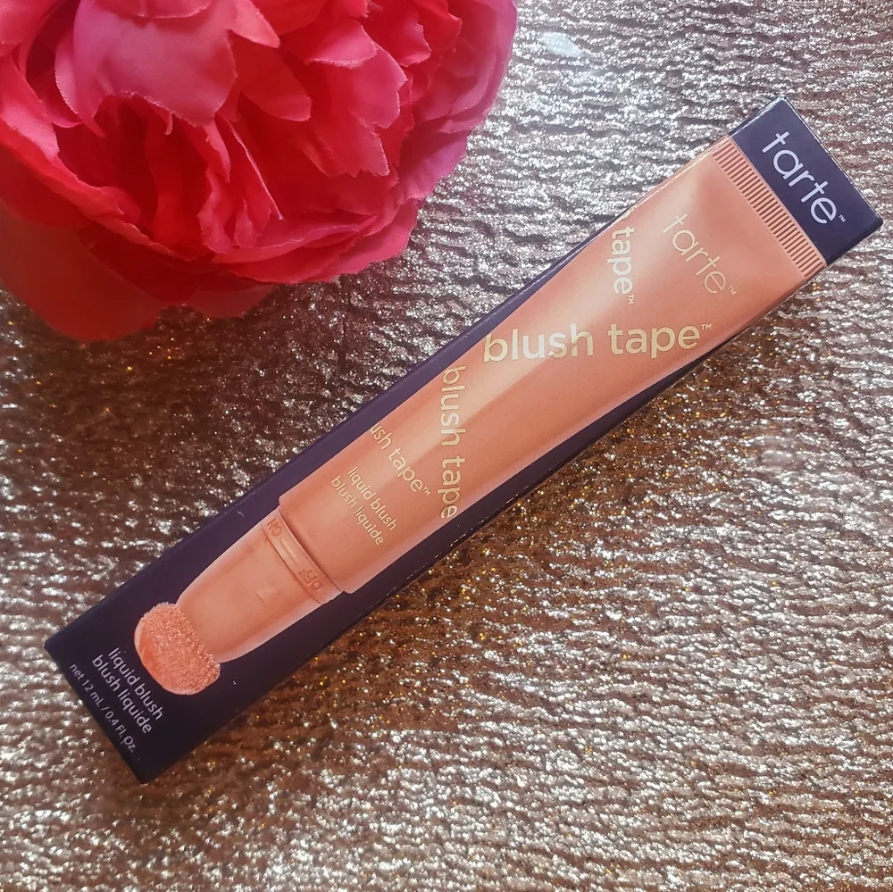 Tarte Shape Tape Shimmering Liquid Blush Wand in Peach